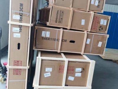 This is a solid wood frame and cannot be exported